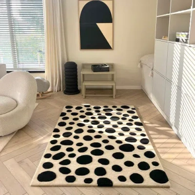 Maison Deux Cheetah Rug In Black
