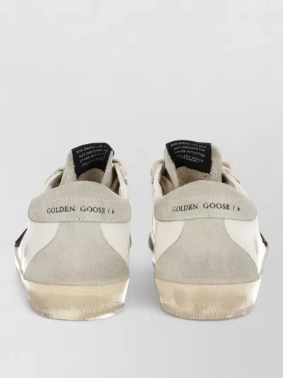 Golden Goose Distressed Sneakers Round Toe Rubber Sole Star In Multi