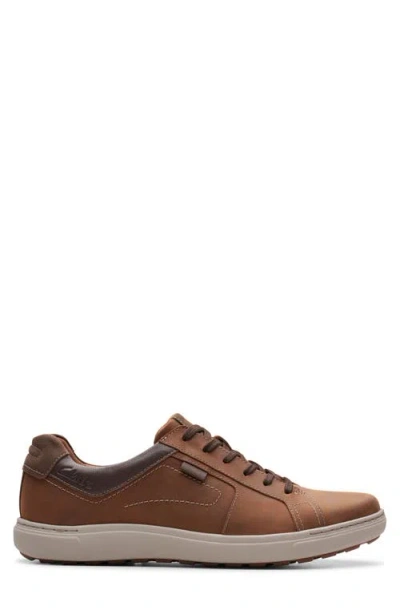 Clarksr Clarks(r) Mapstone Lace-up Leather Sneaker In Brown