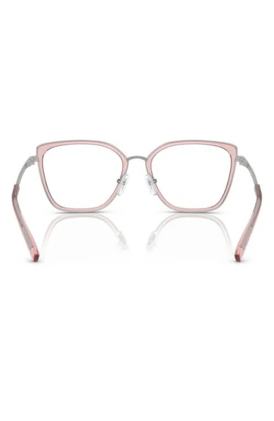 Emporio Armani 52mm Cat Eye Optical Glasses In Multi