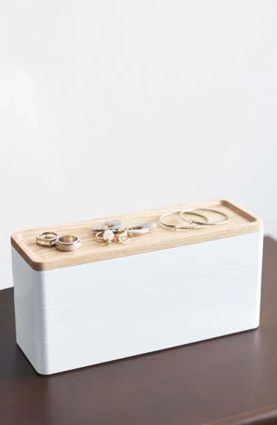Yamazaki 3-tier Accessory/watch Box In White