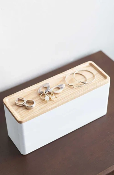 Yamazaki 3-tier Accessory/watch Box In White
