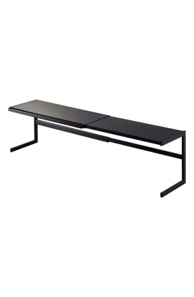 Yamazaki Expandable Countertop Shelf In Black