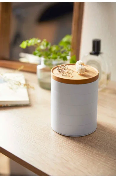 Yamazaki Stacked Jewelry Organizer In White