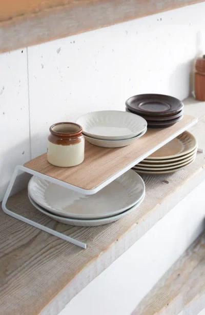 Yamazaki Dish Riser Shelf In Neutral