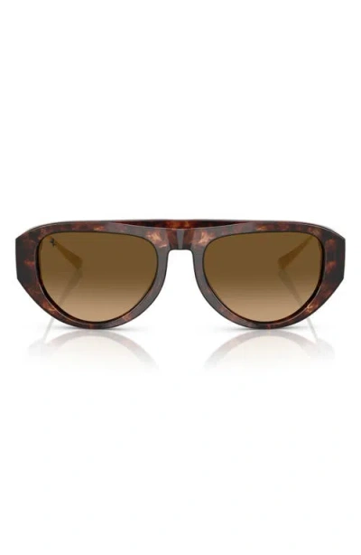 Scuderia Ferrari 55mm Pilot Sunglasses In Blue