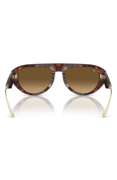 Scuderia Ferrari 55mm Pilot Sunglasses In Blue