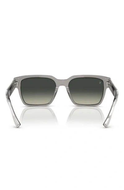 Scuderia Ferrari 55mm Gradient Square Sunglasses In Brown