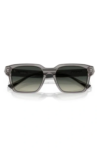 Scuderia Ferrari 55mm Gradient Square Sunglasses In Brown