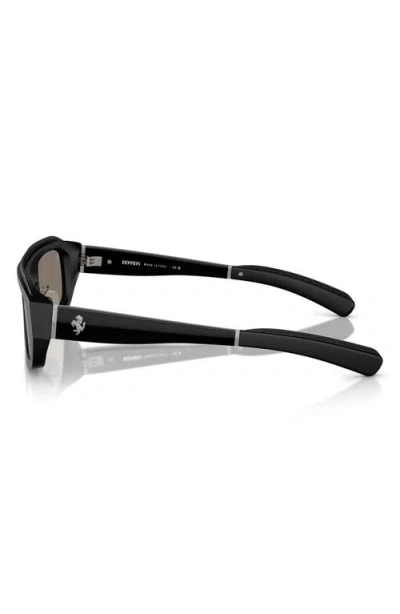 Scuderia Ferrari 52mm Pillow Sunglasses In Black