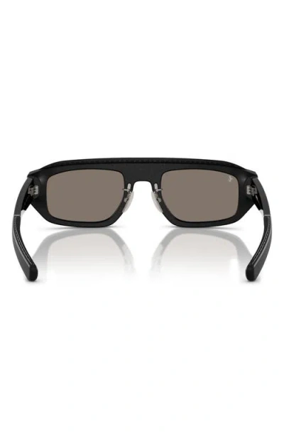 Scuderia Ferrari 52mm Pillow Sunglasses In Black