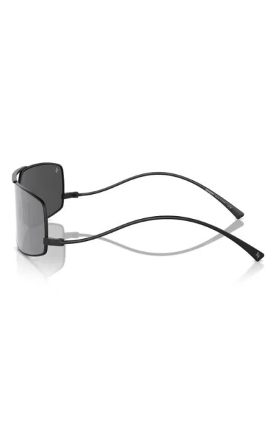 Scuderia Ferrari 64mm Oversize Rectangular Sunglasses In Black