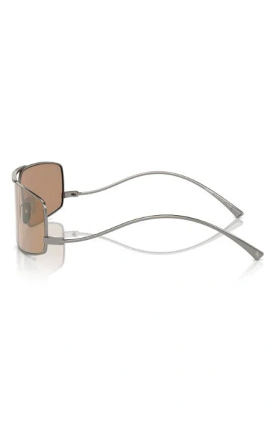 Scuderia Ferrari 64mm Oversize Rectangular Sunglasses In Metallic