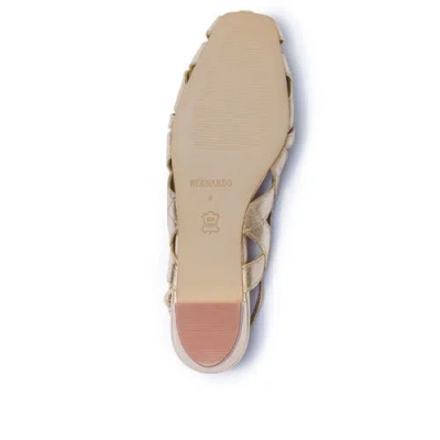 Bernardo Footwear Glinda Flat In Gold