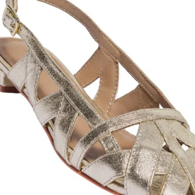 Bernardo Footwear Glinda Flat In Gold