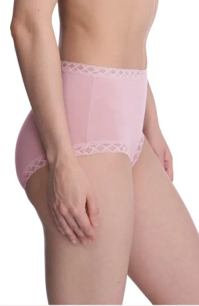 Natori Bliss Stretch Cotton Full Briefs In Pink