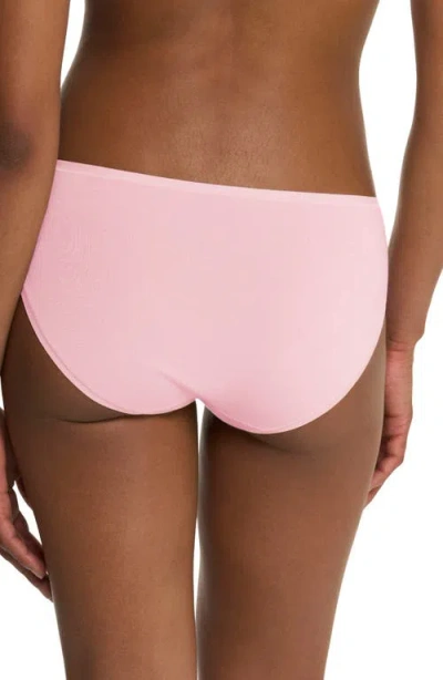 Natori Bliss Bare Cotton Hipster Briefs In Pink