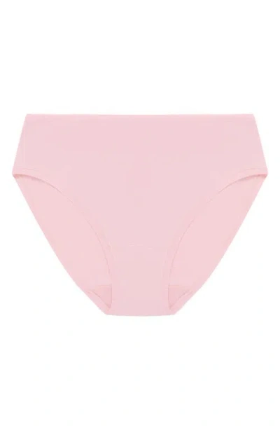 Natori Bliss Bare Cotton Hipster Briefs In Pink