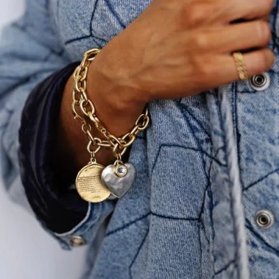 Bowood Lane Monroe Bracelet With Cz In Brown