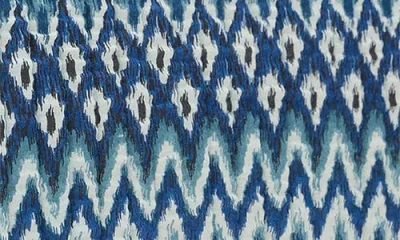 Mango Teen Print Quilted Cotton Laptop Case In Blue