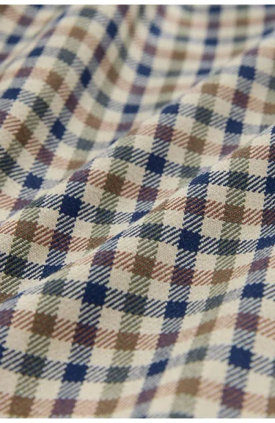 Next Check Double Breasted Trench Coat In Multi