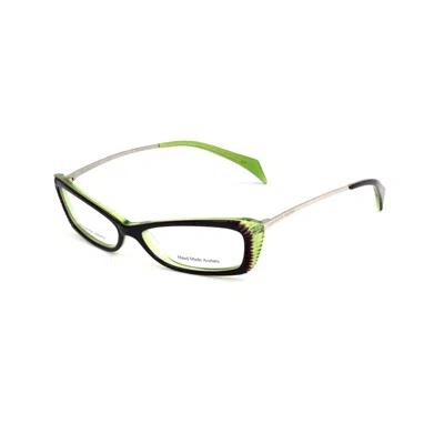 Alexander Mcqueen Multicolor Acetate Frames In Green