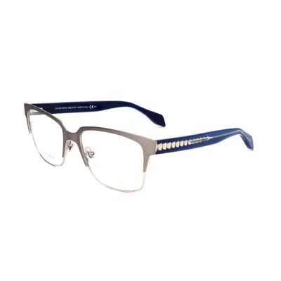 Alexander Mcqueen Multicolor Metal Frames In Gray
