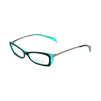 Alexander Mcqueen Multicolor Acetate Frames In Blue
