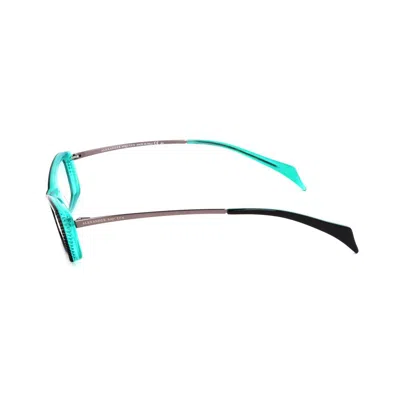 Alexander Mcqueen Multicolor Acetate Frames In Blue