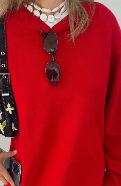 Joiana Jewelry Coin Pearl Necklace In Multi