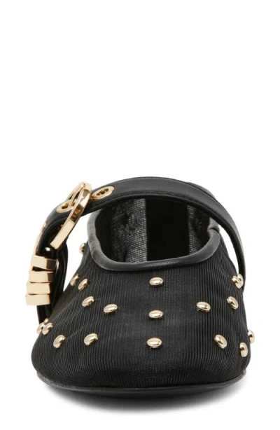 Steve Madden Lucia Mary Jane Flat In Black