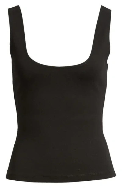 Artless Forever Inez Scoop Neck Tank In Black