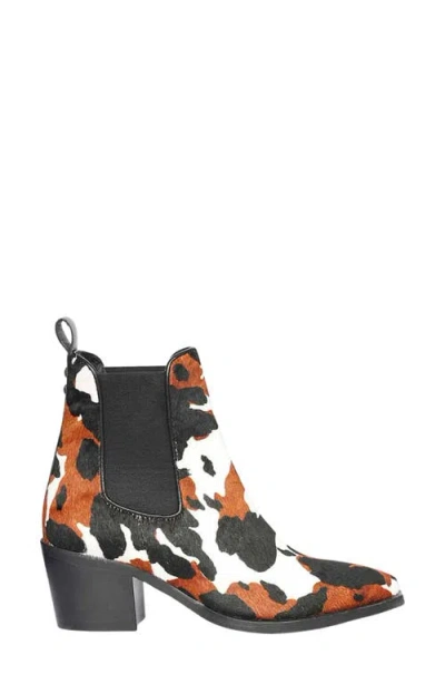 Saint G Sisi Genuine Calf Hair Chelsea Boot In Multi