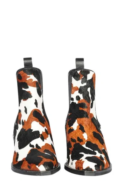 Saint G Sisi Genuine Calf Hair Chelsea Boot In Multi