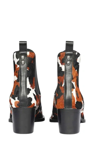 Saint G Sisi Genuine Calf Hair Chelsea Boot In Multi