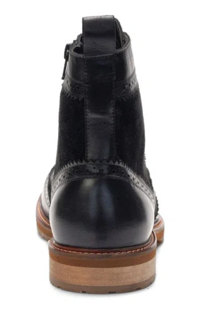 A. Veer Langston Wingtip Boot In Black