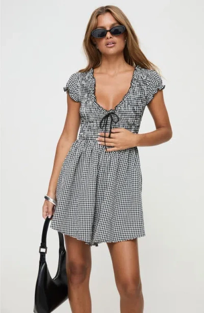 Princess Polly Wescott Gingham Romper In Multi