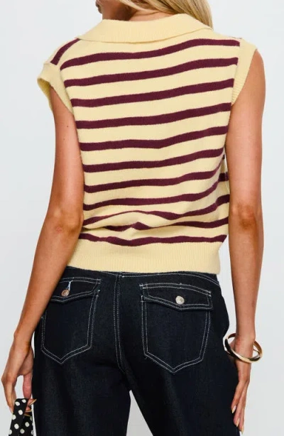 Princess Polly Yuliya Stripe Sweater Vest In Multi