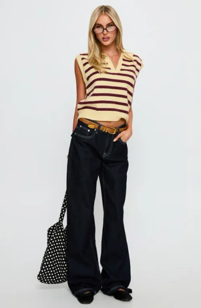 Princess Polly Yuliya Stripe Sweater Vest In Multi