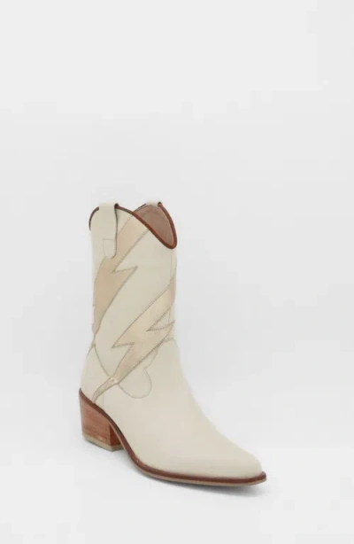 Stivali New York Idol Western Cowboy Boots In Neutral