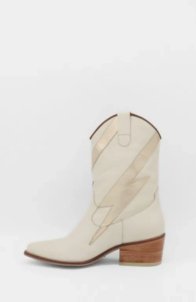 Stivali New York Idol Western Cowboy Boots In Neutral