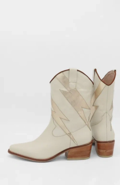 Stivali New York Idol Western Cowboy Boots In Neutral