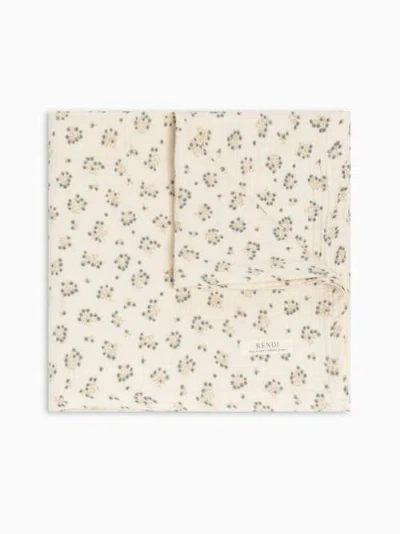 Kendi Organic Muslin Swaddle Blanket In Neutral