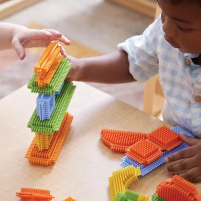 Kaplan Early Learning Company Snap And Stack Thistle Blocks In Multi