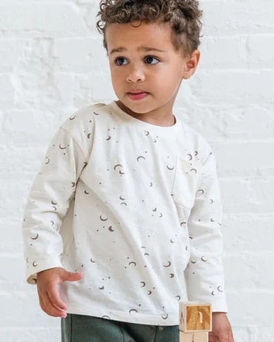 Colored Organics Organic Cotton Reese Drop Shoulder Tee In Neutral