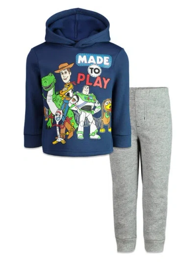 Disney Toy Story Buzz Lightyear Fleece Hoodie & Pants Set In Multi