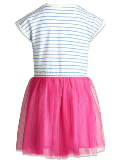 Disney Short Sleeve Tulle Dress In Pink