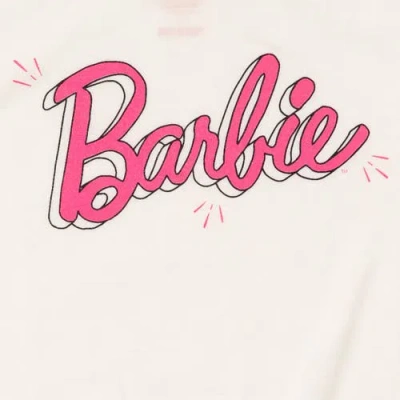 Barbie T-shirt & Bike Shorts Set In White