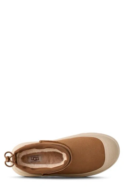 Ugg Cl Ultra Mini Weathe Ankle Boots In Leather Color Suede In Brown