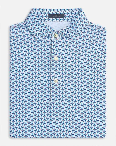 Turtleson Rocky Performance Polo In Blue